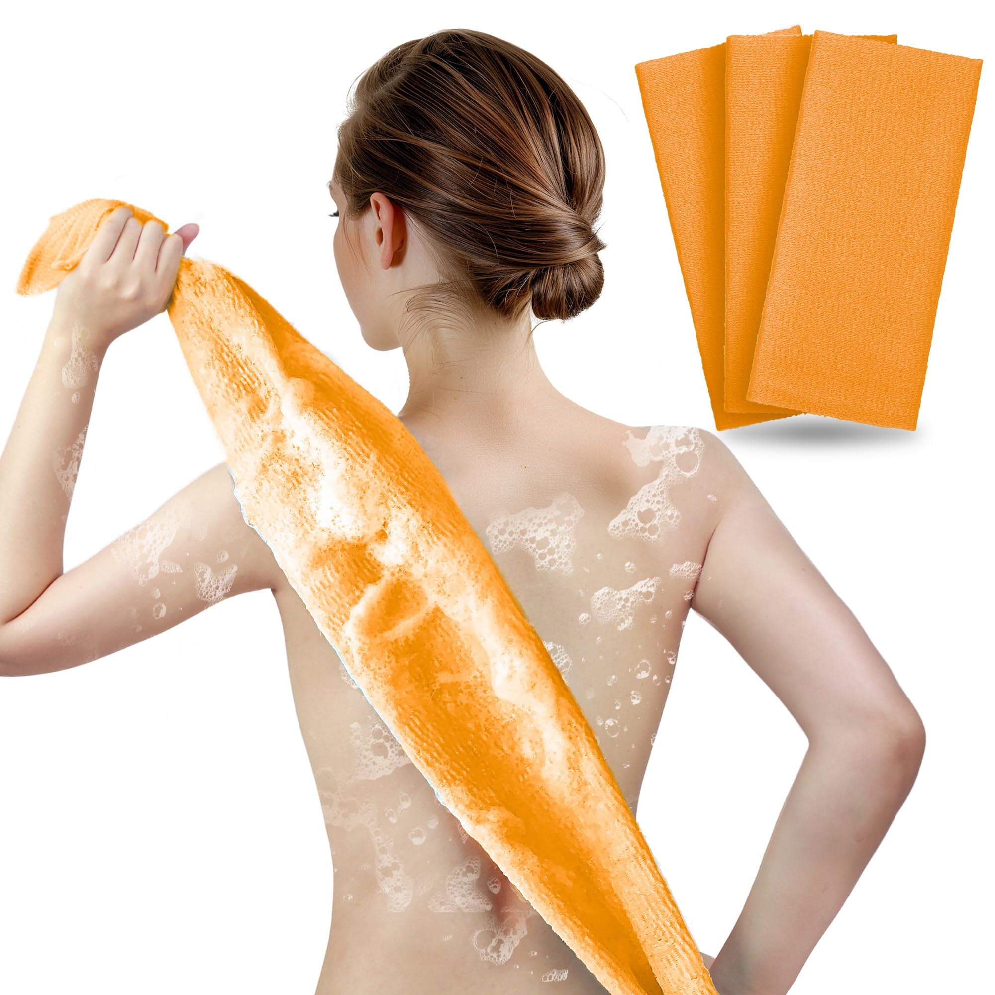 ARCH&M Exfoliating Washcloths - Japanese Shower Set -27