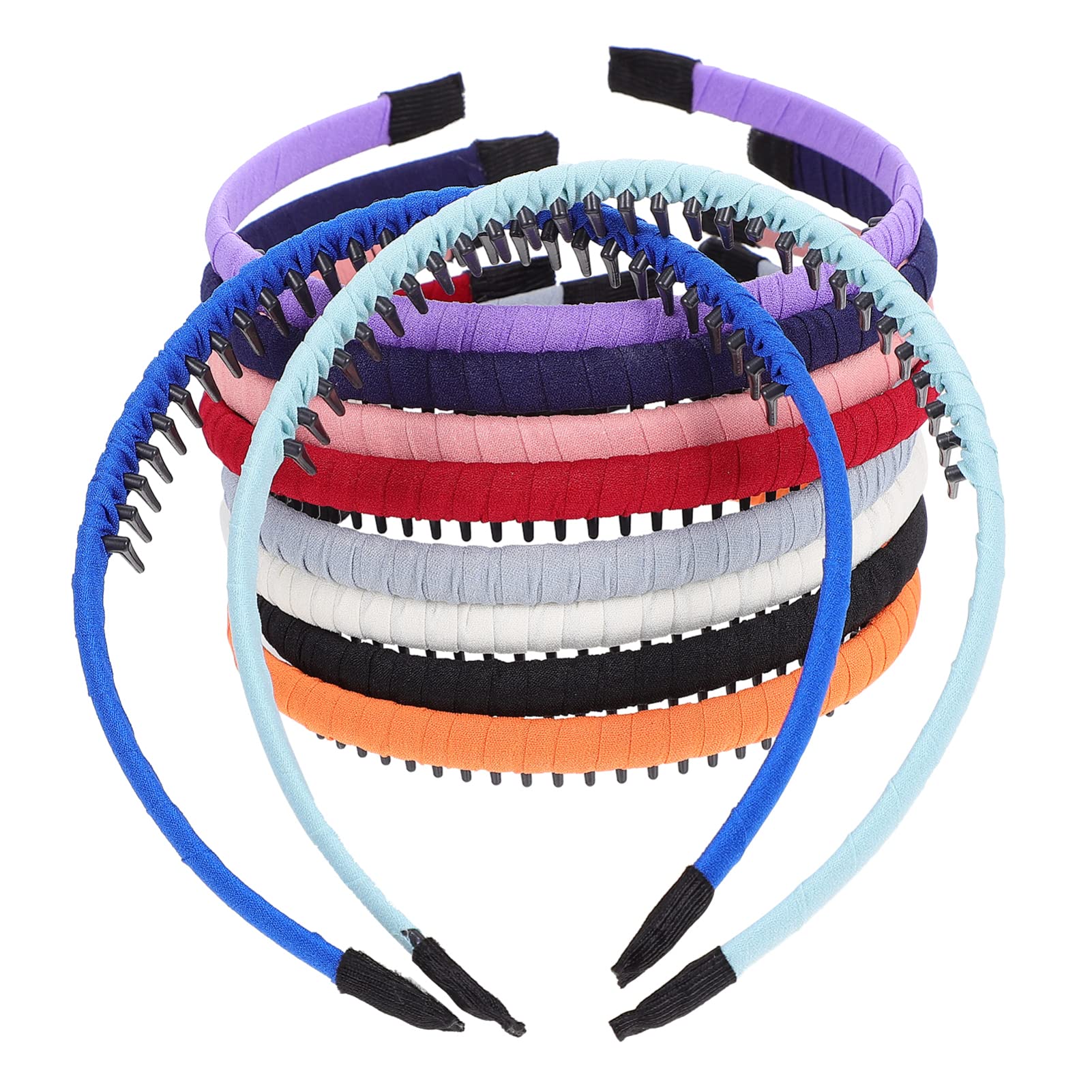 FOMIYES 30 Piezas de Tela Simple sin Tela Elegante Banda para El Cabello para Mujer con Mujer/Variada Elástica Accesorios de Playa para Niños con Multicolor Accesorios para