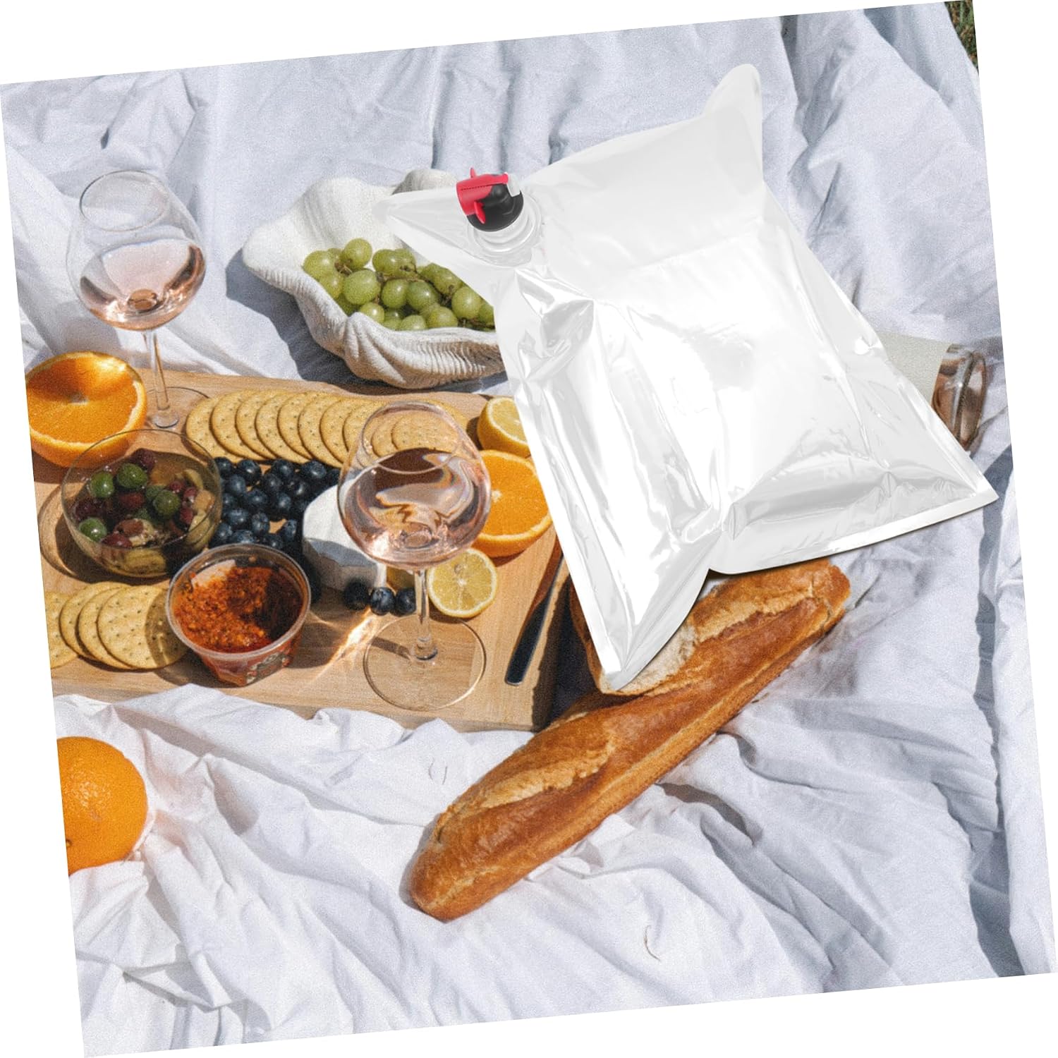 10pcs Red Wine Storage Bag Wine Pouches Liquor Pouch Drinks Bladder Beverage Containers