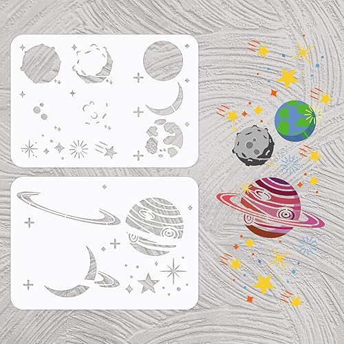 Vista 75 de INFUNLY Plantillas de pared de mandala para pintar paredes reutilizables de azulejos, plantillas de piso de concreto de 12 x 12 pulgadas para pintar