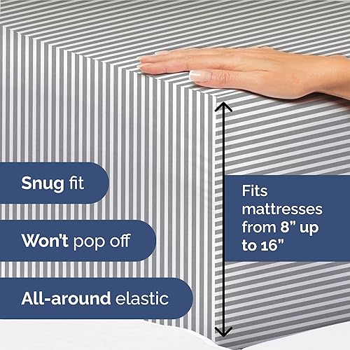 Miniatura 4 de Juego de sábanas de 5 piezas tamaño King dividido, sábanas extrasuaves, transpirables y refrescantes, sábanas de lujo de hotel para mujeres y