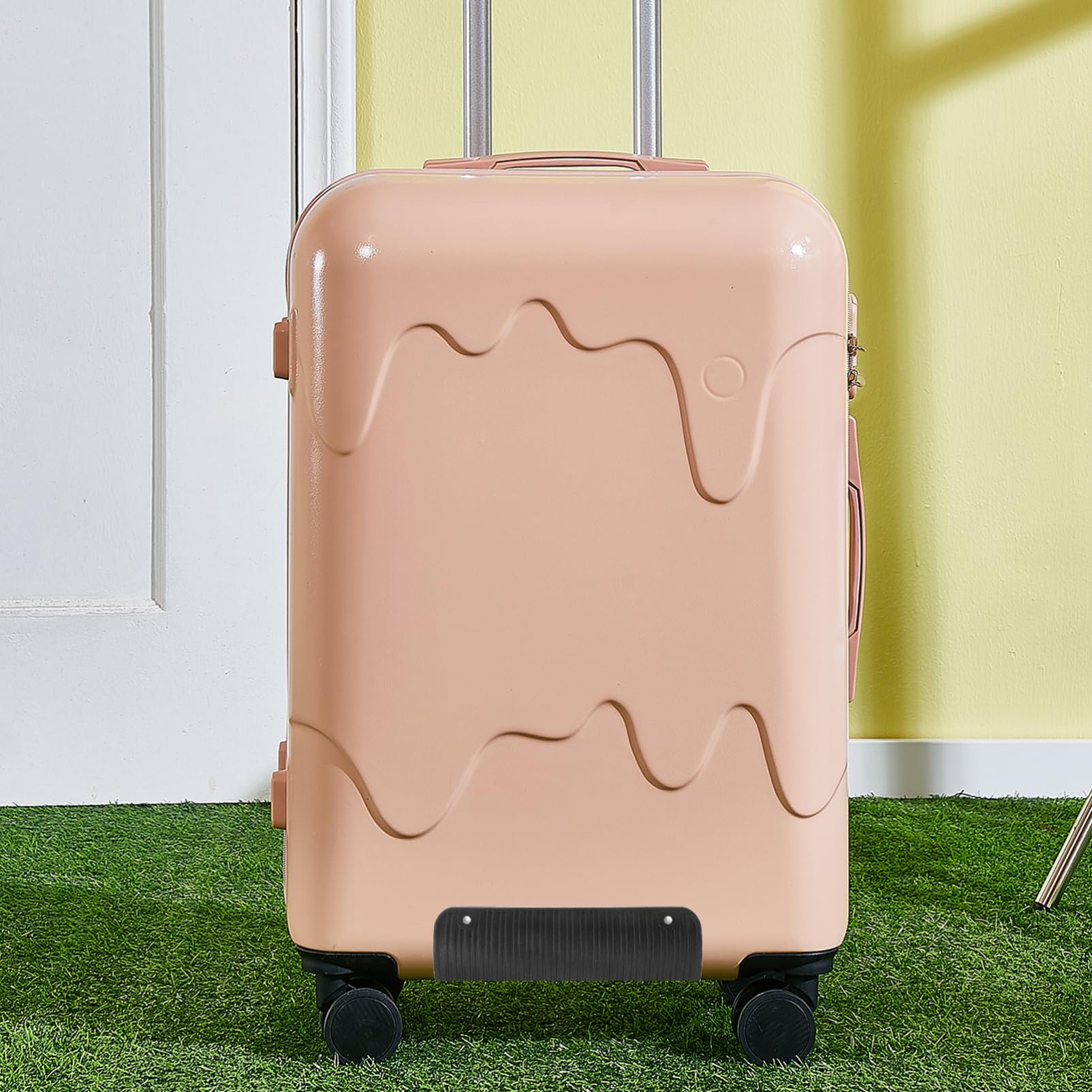 COSMEVIVI 2pcs Box Luggage Edge Protectors Wear Suitcase Covers Smooth Design for Enhanced Protection Style Edge Safety Guards for Travel Suitcases