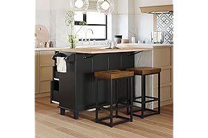 Bellemave Island with Ample Storage and Cozy Seating