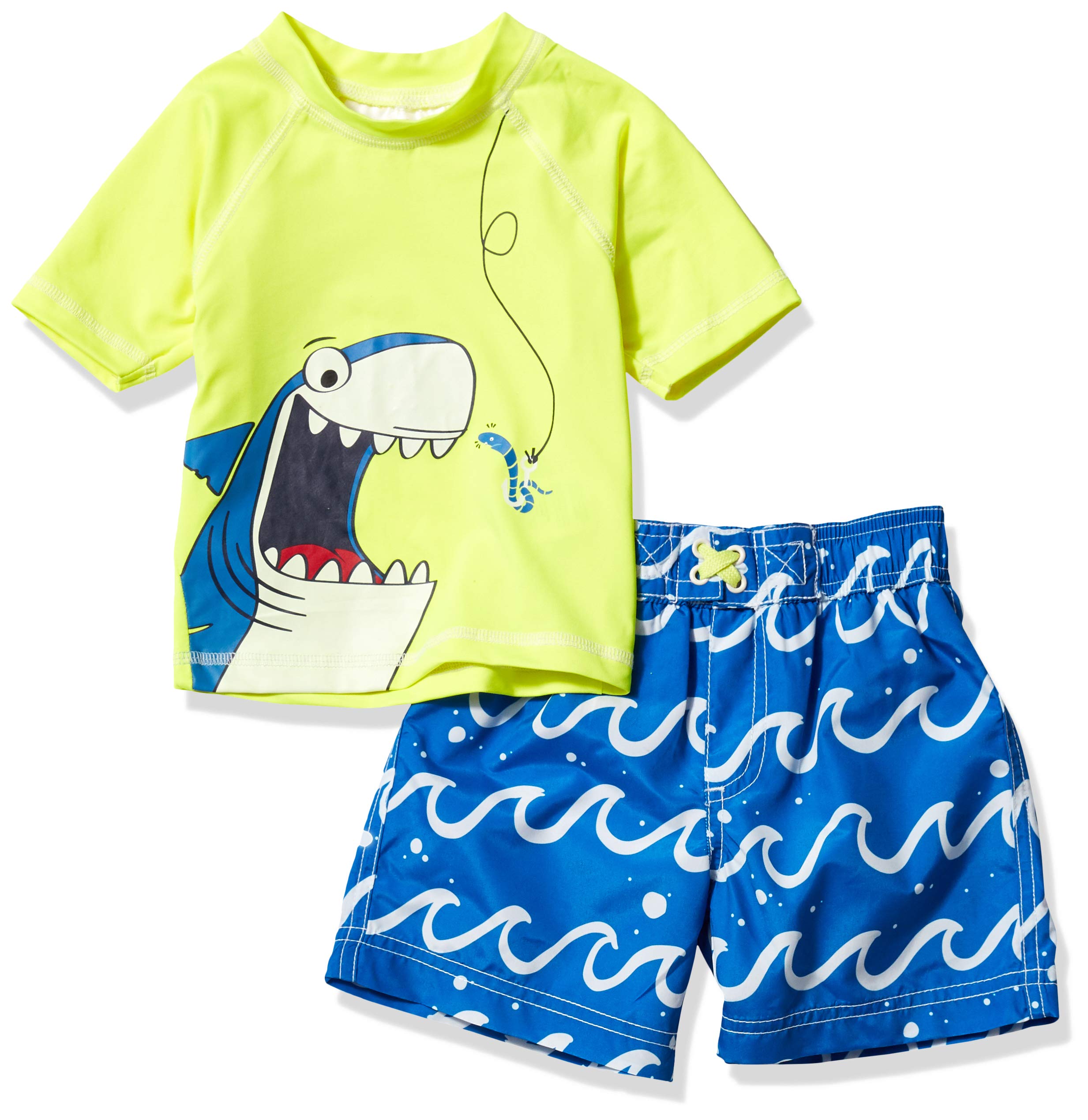 Wippette Boys' Two Piece Printed Rashguard Sets