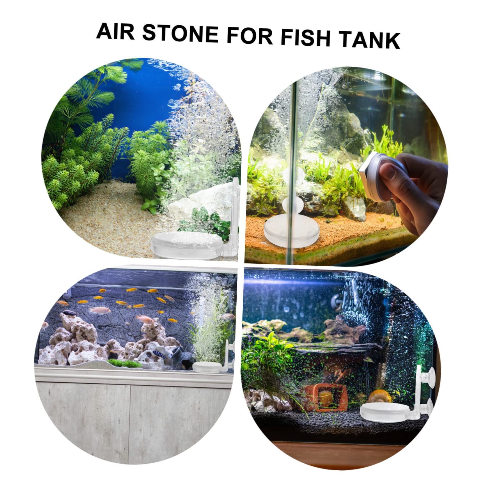 VANZACK 3 Piezas refinador de Aire de Aire del Acuario pecera de oxigeno Air Pump Air Diffuser difusores difusor de Aire de Aire para hidroponía de Estanque