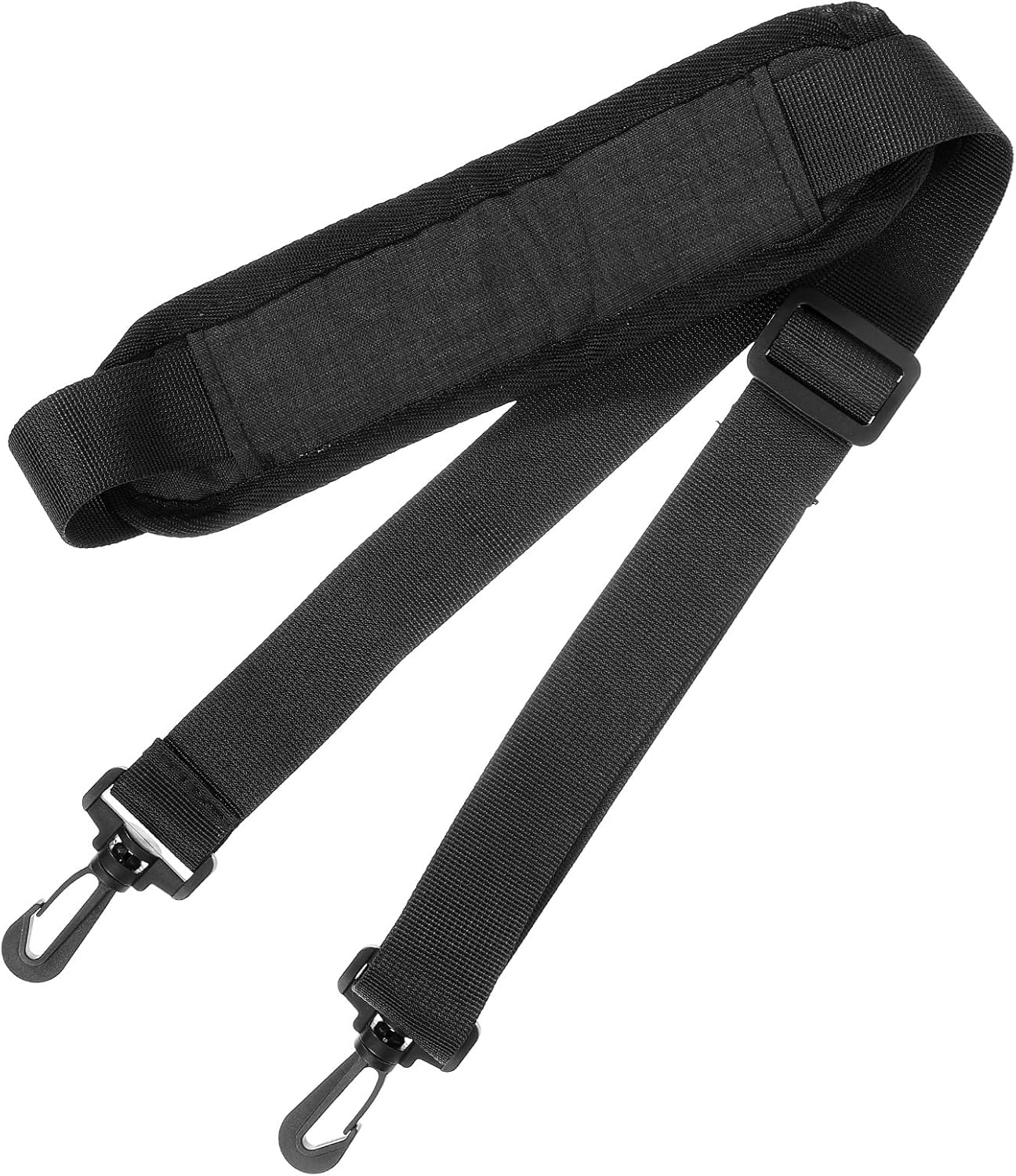 Golf Bag Shoulder Strap Adjustable Wide Replacement Strap Padded Black 28-55 Inch Golf Club Bag Accessory for Comfortable Carrying