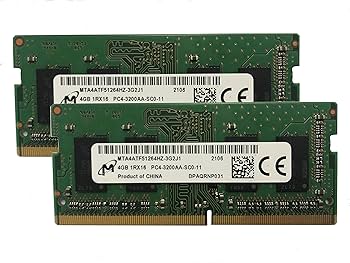 Micron 8GB KIT(2 x 4GB) DDR4 3200MHz PC4-25600 1.2V 1R x 16