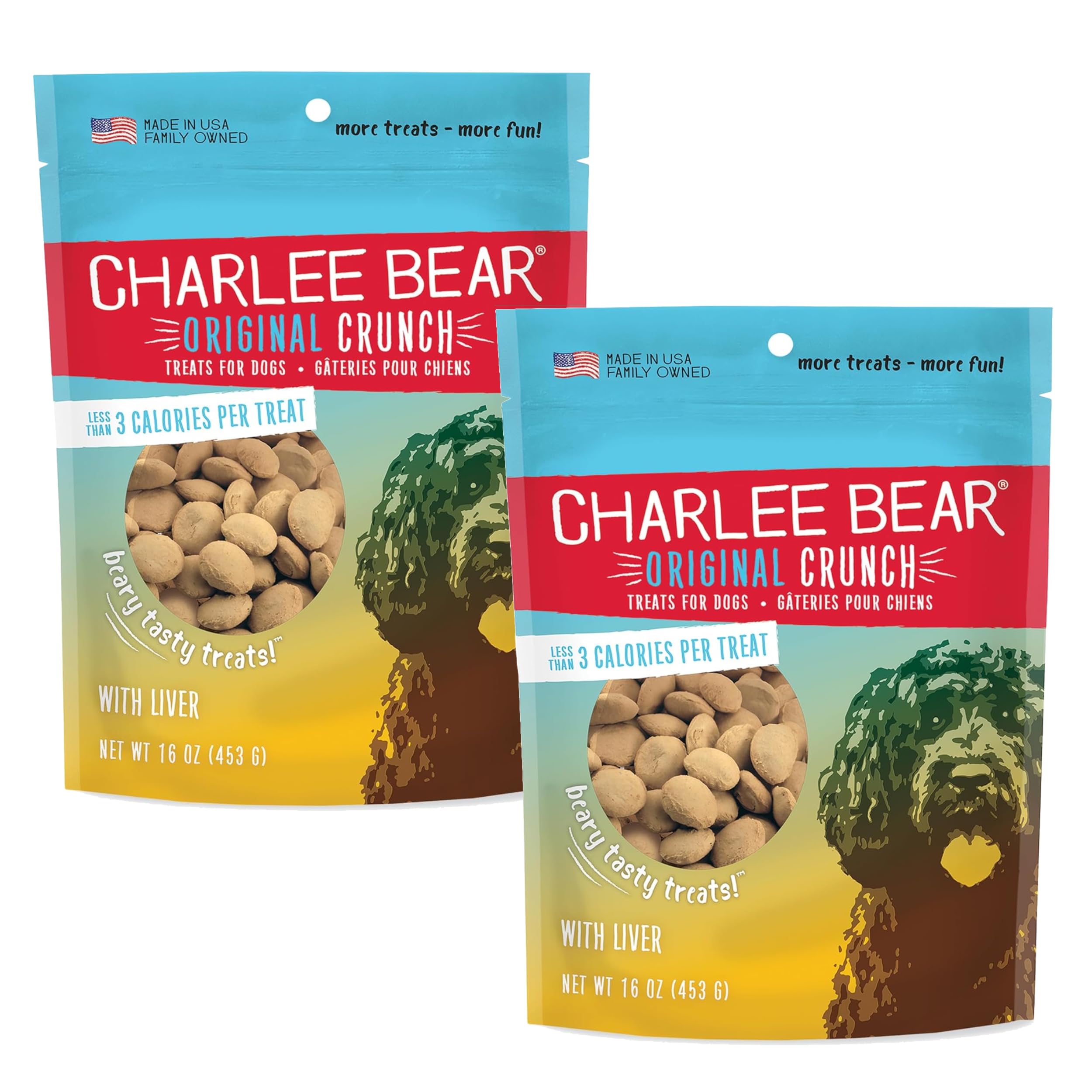 Charlee Bear Original Crunch Dog Training Treats
