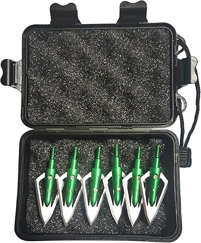 Miniatura 9 de NC Cuchilla de Corte de Punta de Flecha de Caza Arquería Cabeza Ancha Tradicional Ballesta Arco Compuesto Punta de Flecha