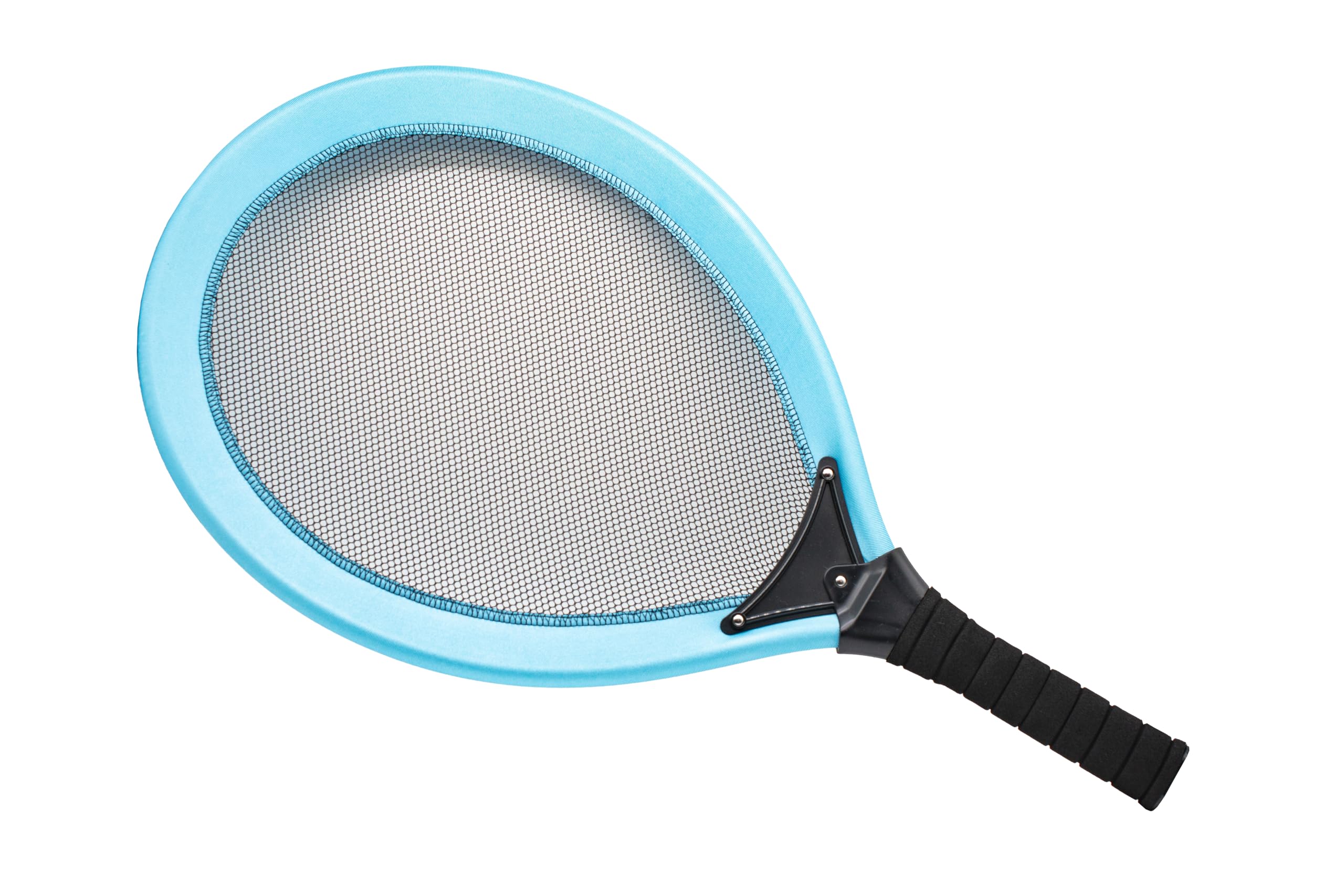 Jumbo Tennis-Federball Set - XXL Schläger 70 x 36,5 cm mit Tennisball | Leichtes Outdoor-Spielset für Kinder & Erwachsene, wetterfeste Riesen-Badminton-Schläger inkl. 2 XL Federbällen & Ball