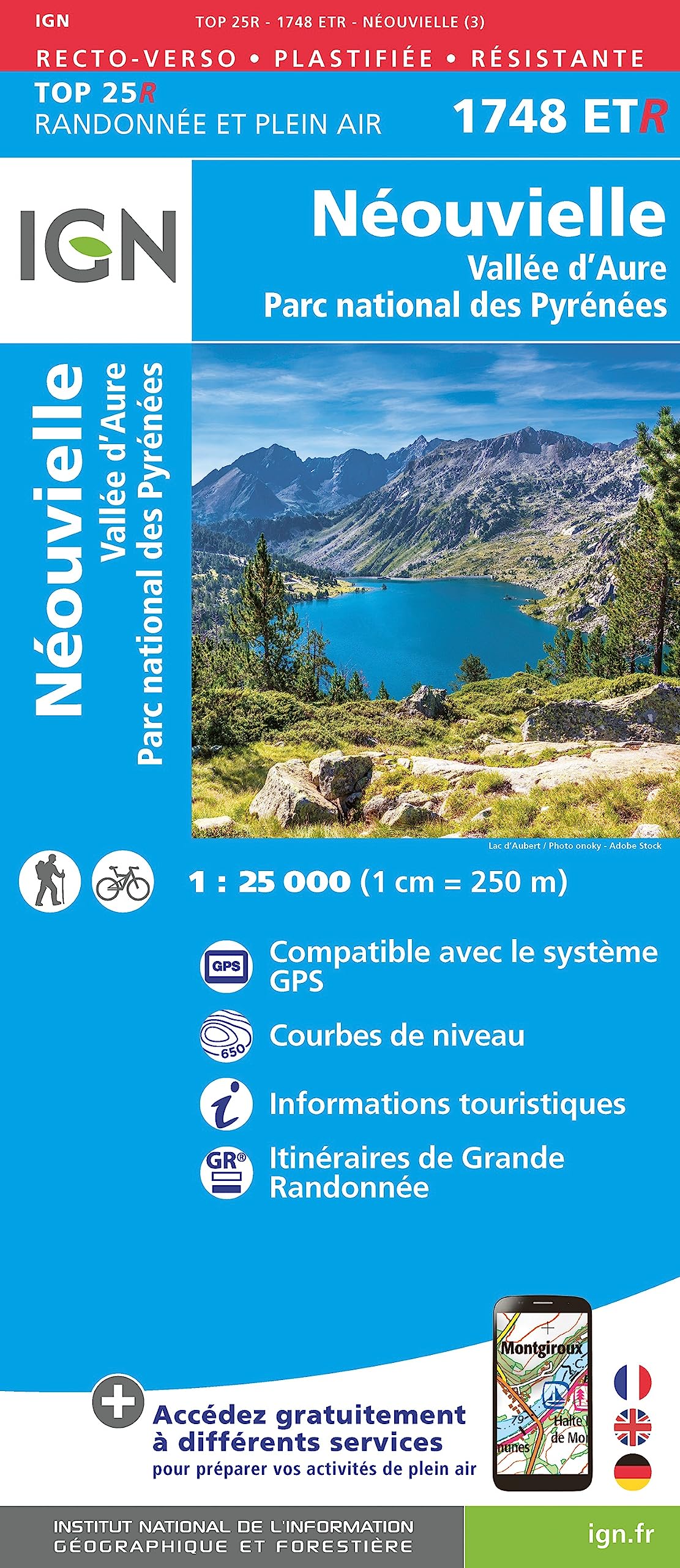 Néouvielle / Vallée d'Aure / PNR des Pyrénées (1748ETR) (TOP 25R)