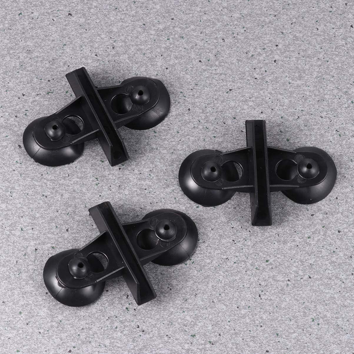 POPETPOP 15pcs Aquarium Divider Cup Clips Plastic Fish Tank Separator for Easy Installation and Secure Isolation Black