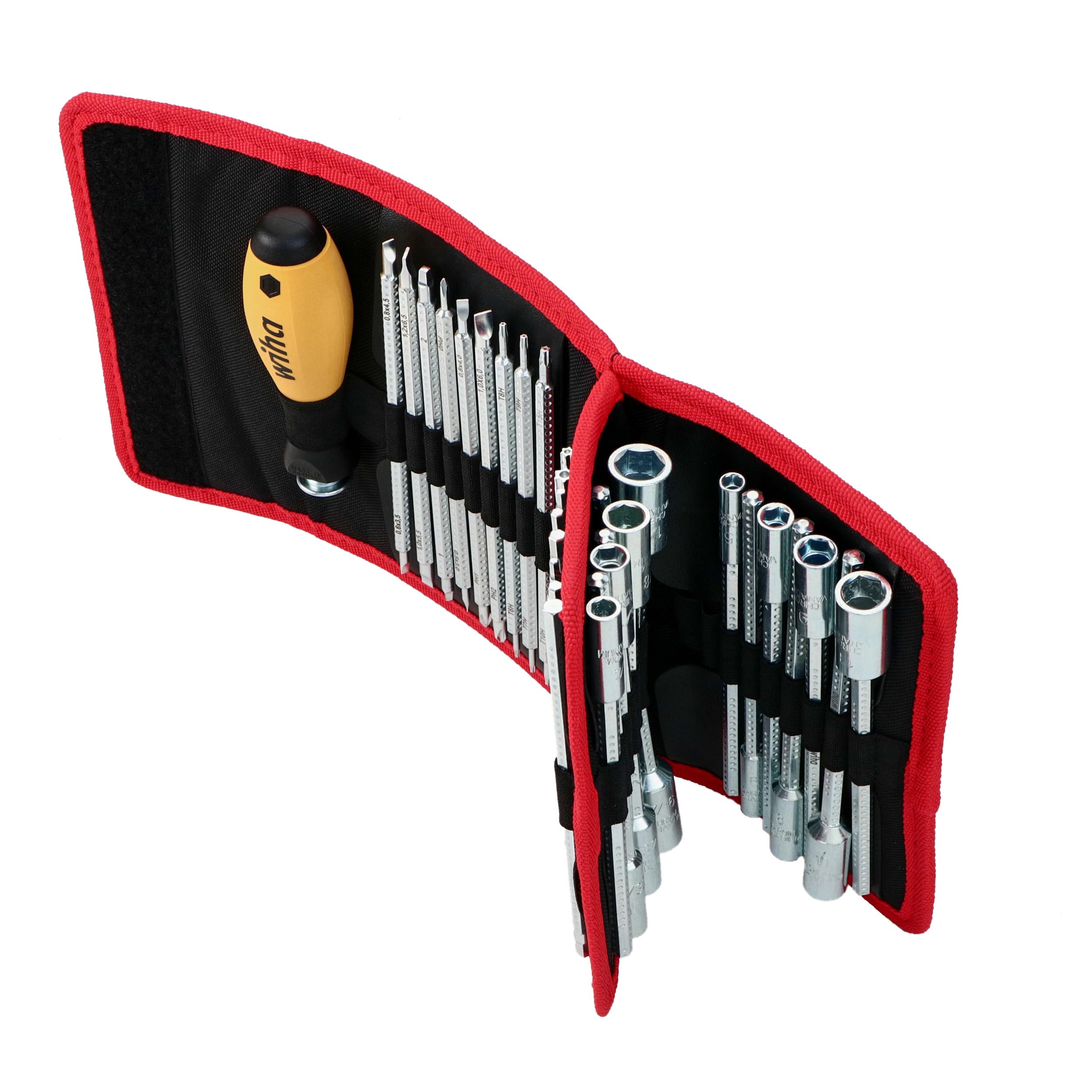 Amazon.com: Wiha 28187 32 Piece ESD Safe Drive-Loc VI Wallet Set