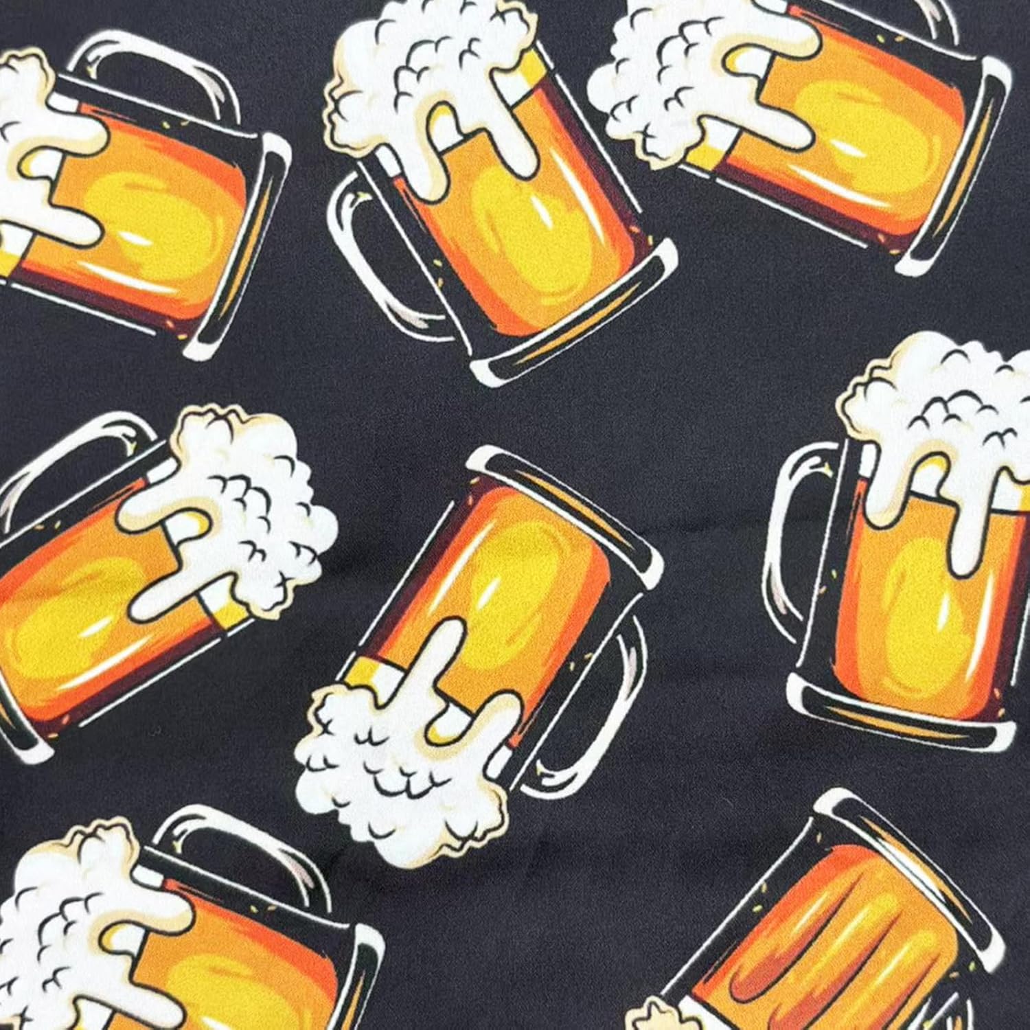 Mens Pajama Set Short Sleeve Sleepwear Button Down Summer Loungewear Lightweight Soft Comfy - Image 5