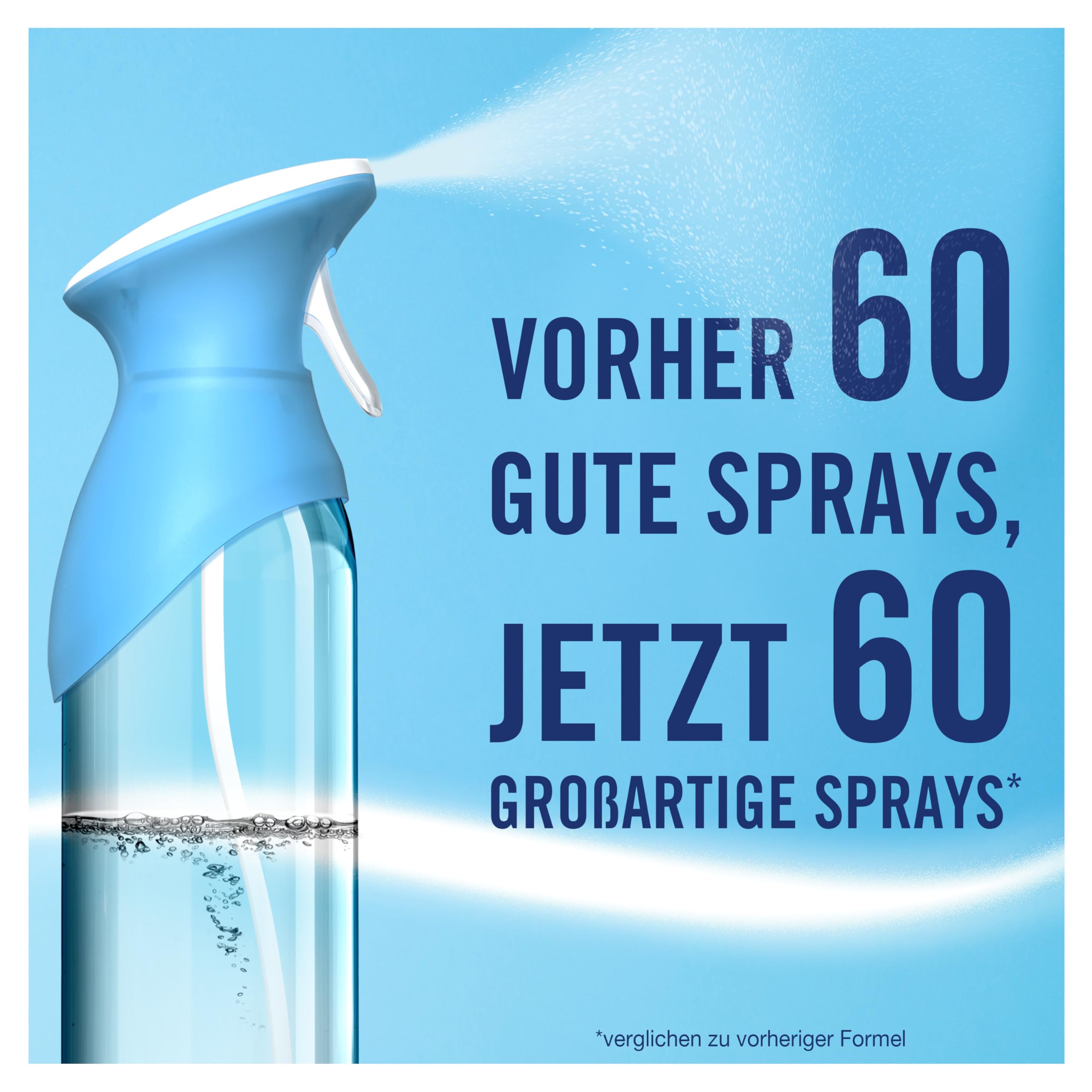 Febreze Lufterfrischer Spray Aprilfrisch, 6 × 185 ml, 2-in-1 Geruchsbekämpfung & Lang Anhaltende Frische für Die Wohnung