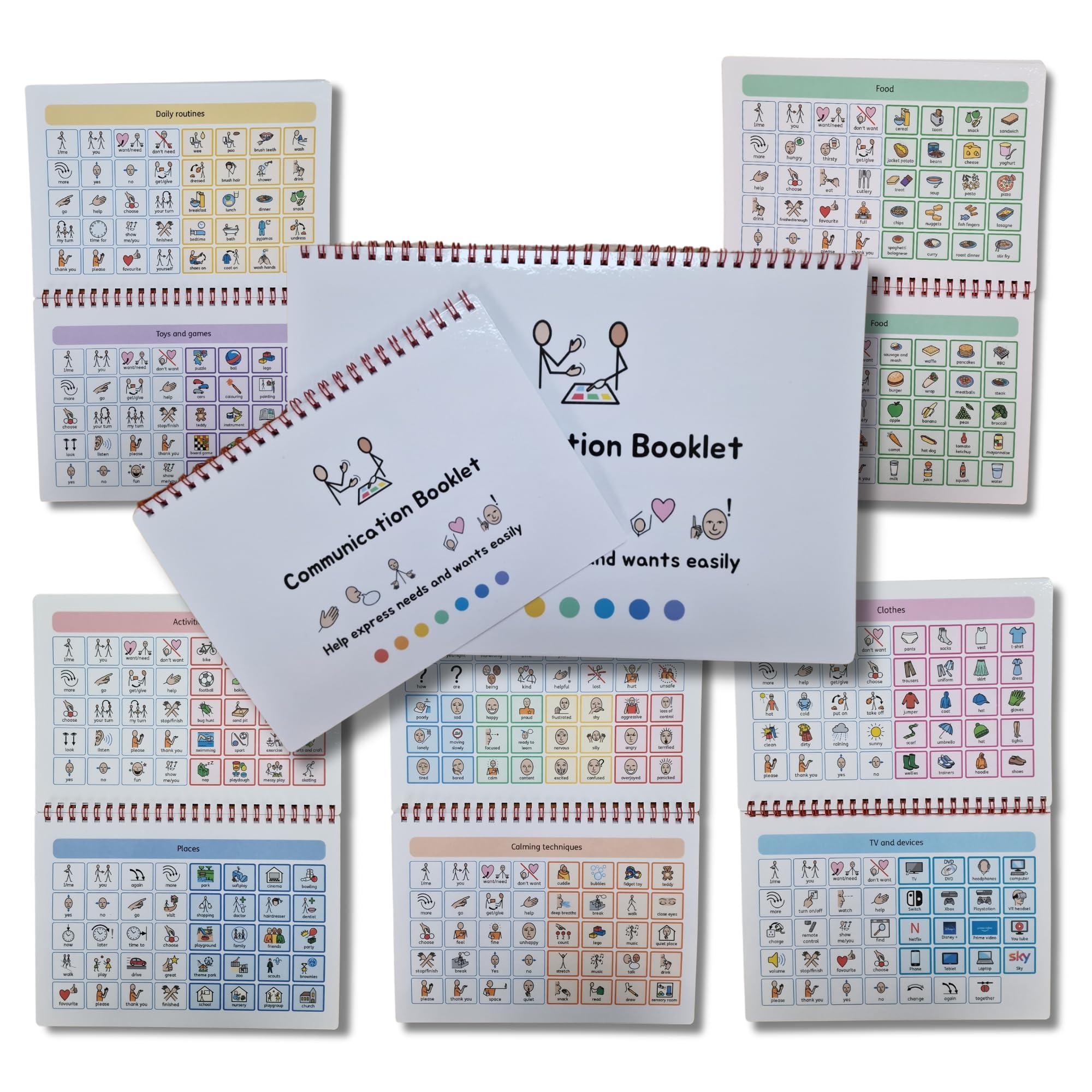 ASD Resources - Communication and sentence structure booklet - visual communication, Autism now and next (A4)