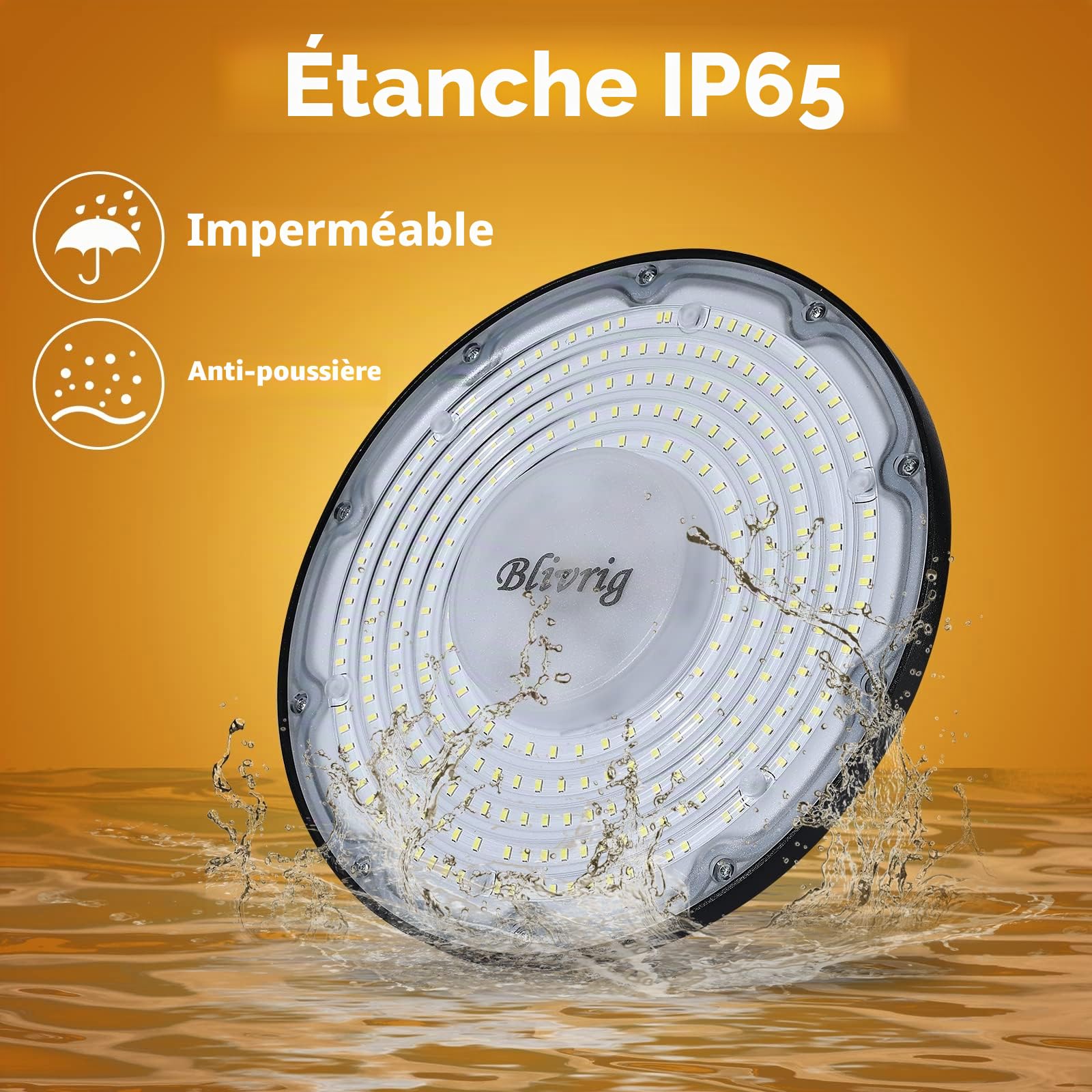 200W UFO Projecteur LED Garage Atelier Lampe Industrielle 20000LM