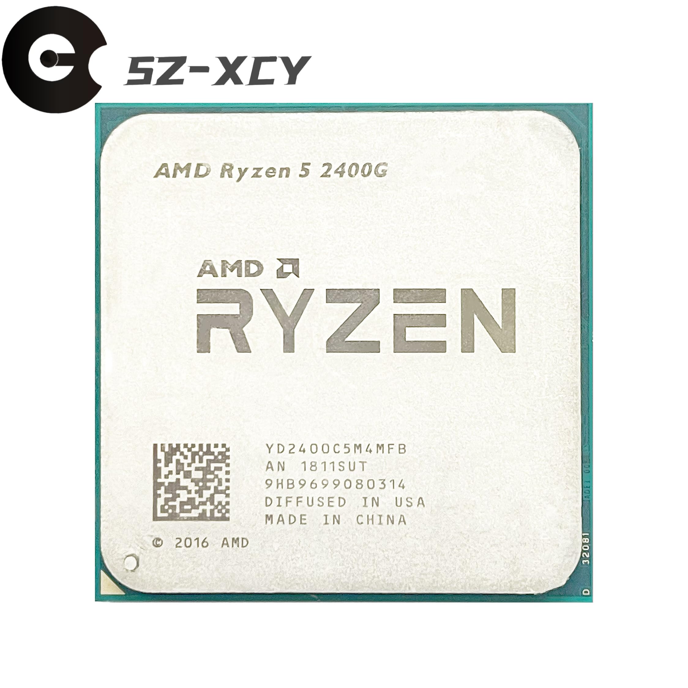 Elaborazione dati informatici Processore CPU Ryzen 5 2400G R5 3,6 GHz Quad-Core Quad-Thread 65W YD2400C5M4MFB Socket AM4