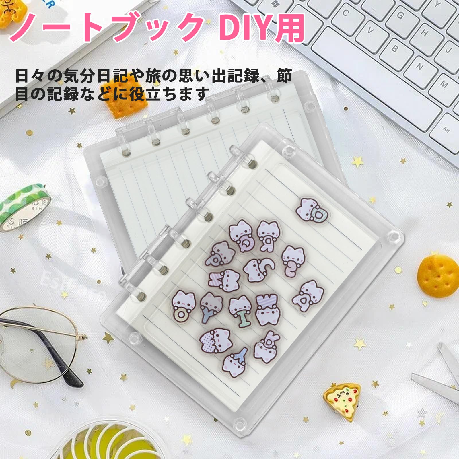 Amazon | シェイカーノート アクリルバインダー a7 6穴バインダー ミニ