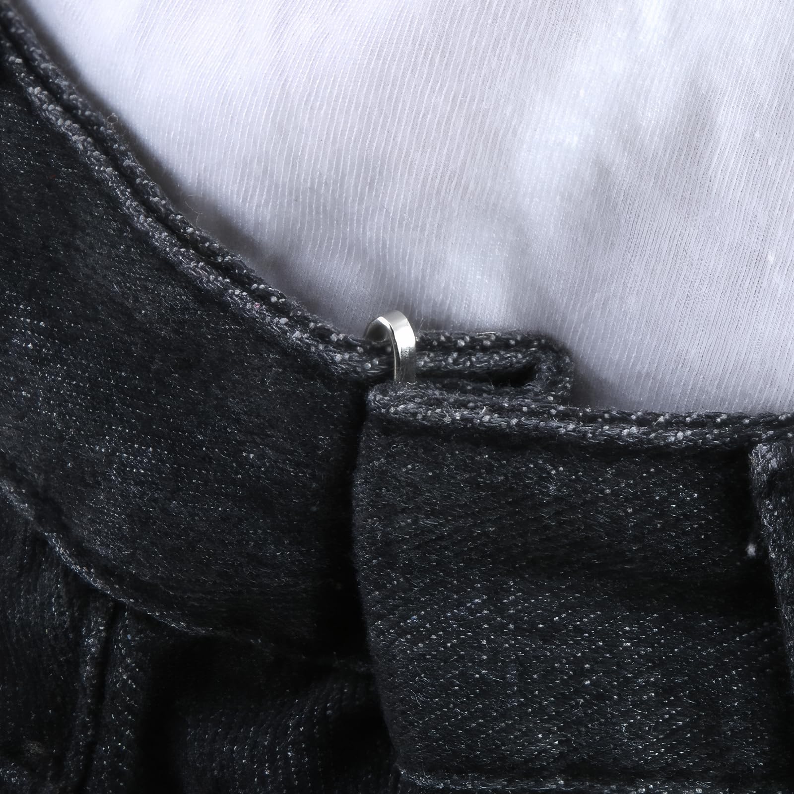 Clip Ceinture Sans Couture Boutons Papillon Pour Jeans - Lot De 4 Clips Réglables Sans Couture - En Alliage De Zinc Argenté, Pour Pantalons Larges Bouton Papillon Jeans Clip Ceinture Sans Couture Boutons Papillon Pour Jeans - Lot De 4 Clips Réglables Sans Couture - En Alliage De Zinc Argenté, Pour Pantalons Larges Bouton Papillon Jeans