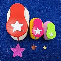 Vista 13 de Punchers de papel de 2 pulgadas, 1 pulgada y 5/8 pulgadas, 3 piezas, para álbumes de recortes, para manualidades (tulipán)