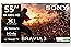 Sony 55 Inch 4K LED TV Black with Google TV