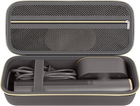 Steamer Case Compatible with Jack & Rose/for FEPPO/for Nesugar/for Kssvzz Portable Steamers, Handheld Iron Carrying Storage Bag Organizer with Mesh Pocket for Accessories-Brown