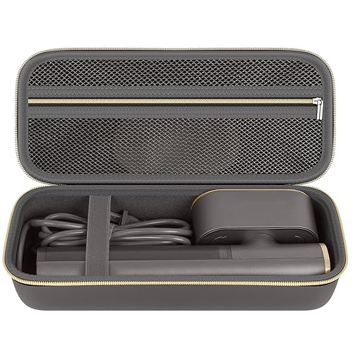 Againmore Steamer Case Compatible with Jack & Rose/for FEPPO/for Nesugar/for Kssvzz Portable Steamers, Handheld Iron Carrying Storage Bag Organizer with Mesh Pocket for Accessories-Brown