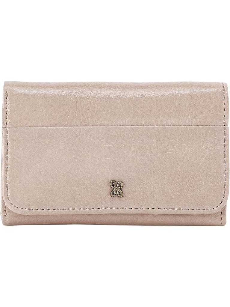 Beige HOBO Jill Trifold Wallet