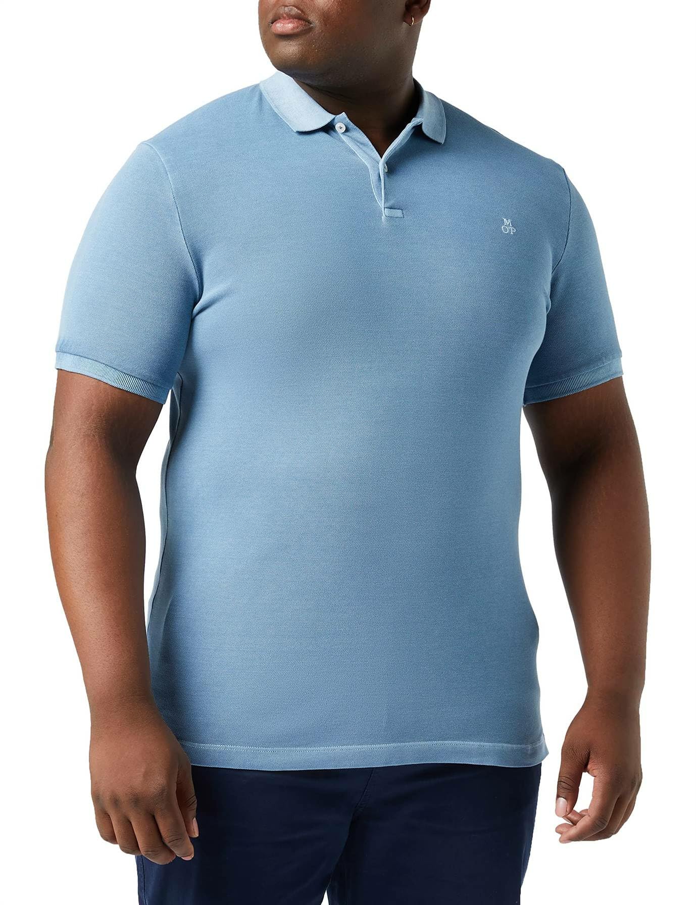 Marc O'Polo Herren Kurzarm-Poloshirt mit Stretch-Anteil Shaped Fit
