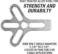 Vista 2 de OEMTOOLS 25053 Juego de extractor de equilibrador armónico resistente, reparación y mantenimiento del motor, construcción duradera de acero aleado