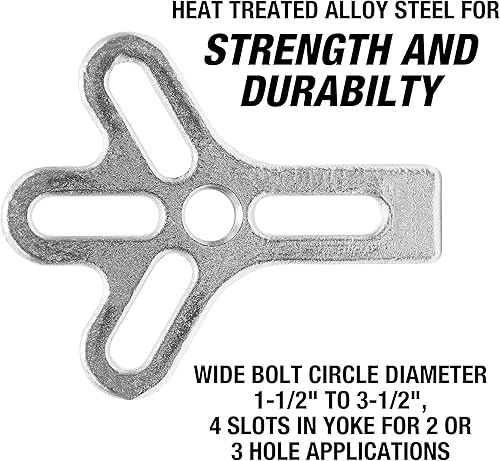 Miniatura 2 de OEMTOOLS 25053 Juego de extractor de equilibrador armónico resistente, reparación y mantenimiento del motor, construcción duradera de acero aleado,