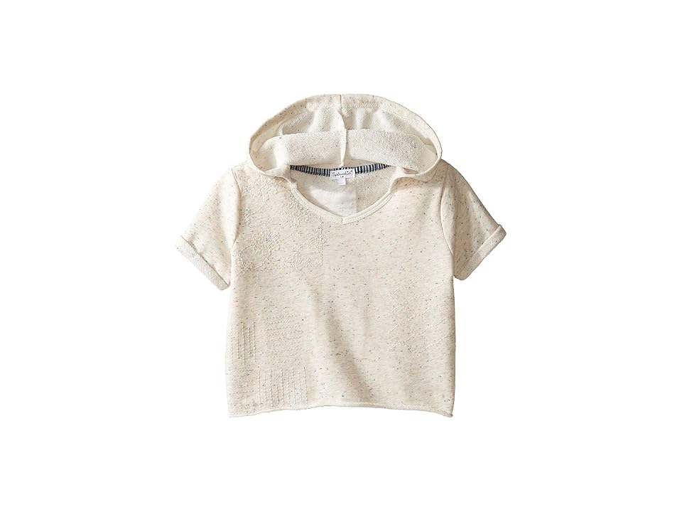 

Splendid Littles Speckle French Terry Hoodie (Big Kids) (Oatmeal) Girl's Sweatshirt