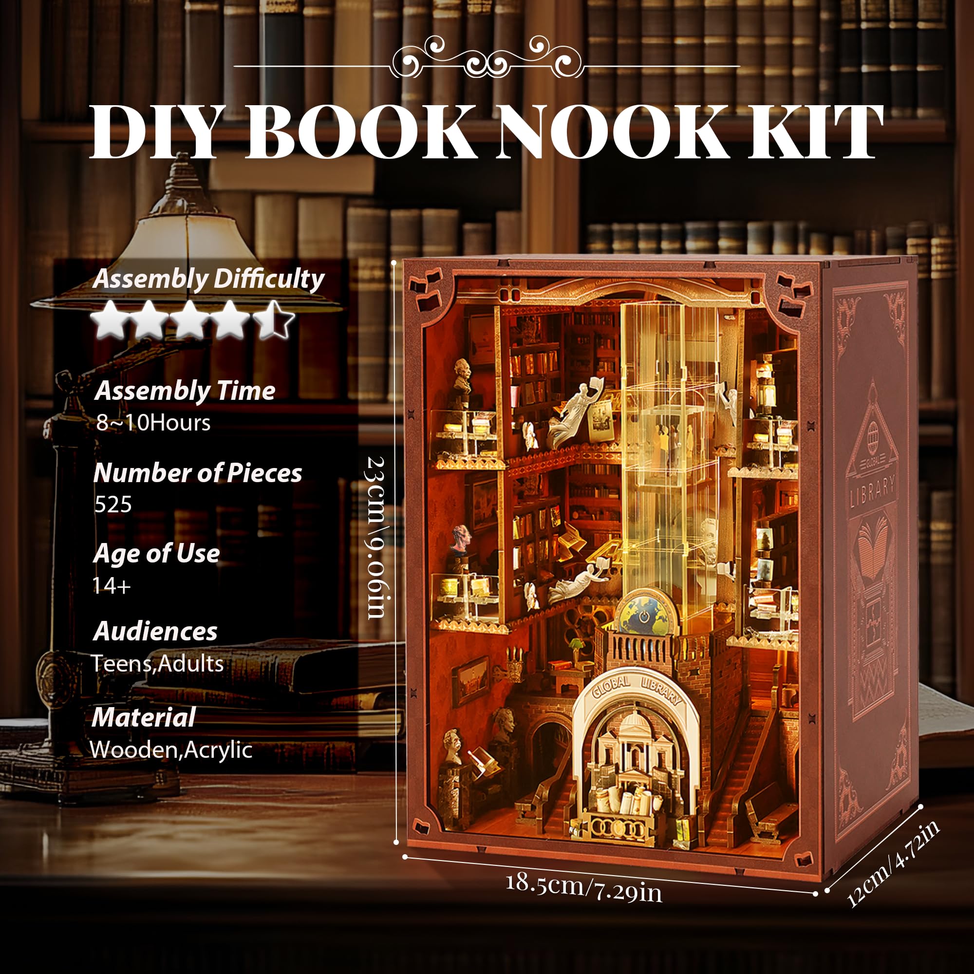 Atlas HO Scale Model Railroad Building Kit Water Tower for Steam Trains