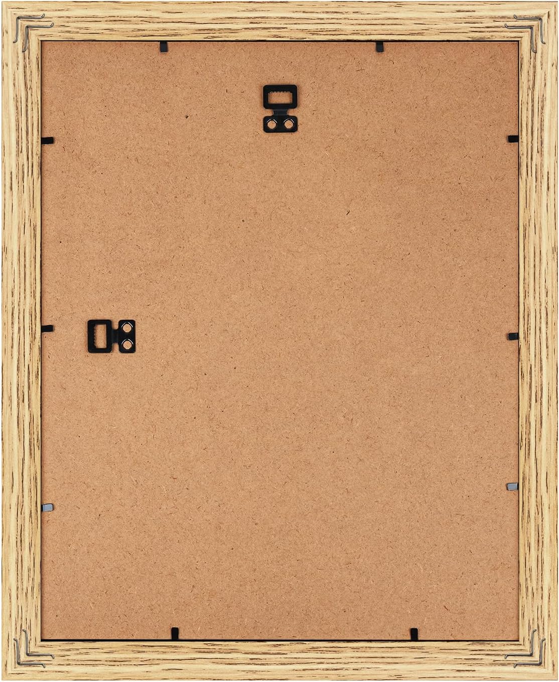 11x14 Picture Frame Set of 6 with Shatter-Resistant HD Plexiglass - Use as 8x10 Frame with Mat or Display 11x14 Photo Without Mat - Thin Border Picture Frames for Wall