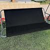 Porch Patio Swing Seat Cover Replacement,for Outdoor Garden 2 3 Seater Chair 600D Thicken Oxford Waterproof FabricSize:85x4848 cm33.4X18.818.8 inch,Color:Black