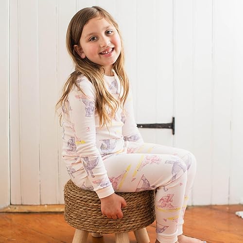 Miniatura 65 de Burt's Bees Baby Pijama para niña, 2 piezas, camiseta de manga larga y pantalones de algodón orgánico