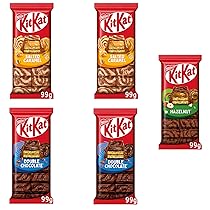 KITKAT Tavolette Wafer Assortite ricoperte di Cioccolato 5 pezzi 99g (495g)