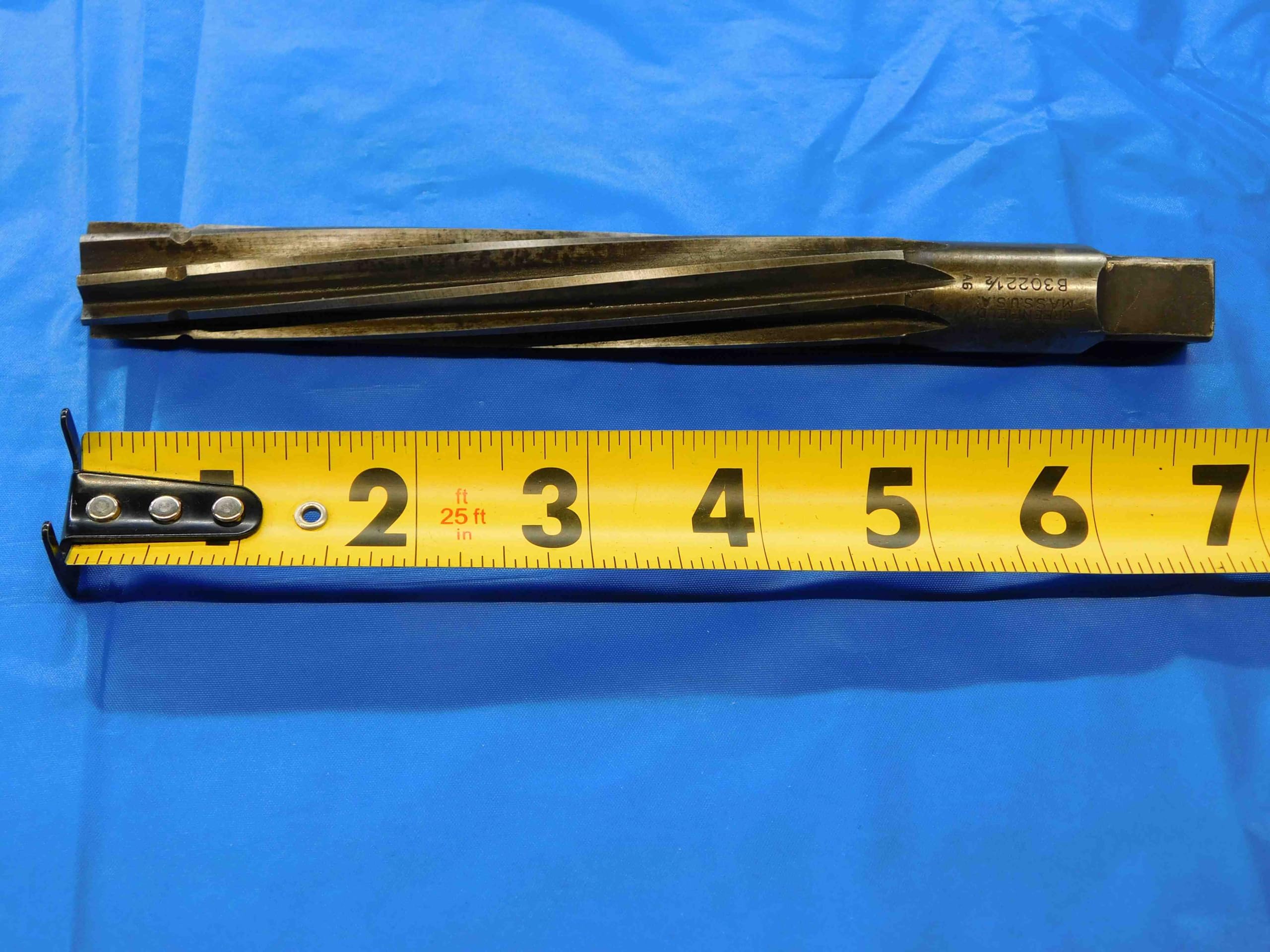 7/32 HIGH SPEED STEEL, STRAIGHT SHANK, HAND REAMER, STRAIGHT FLUTE