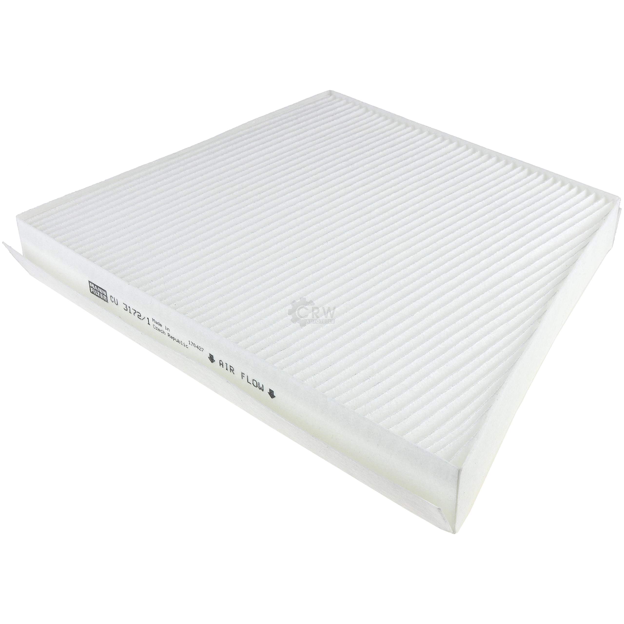 Paquete de inspección Kit de mantenimiento de filtros con filtro de aceite HU 718/1 k, filtro de aire C 12 178/2, filtro de combustible WK 820/1, filtro de habitáculo CU 3172/1, tornillo de