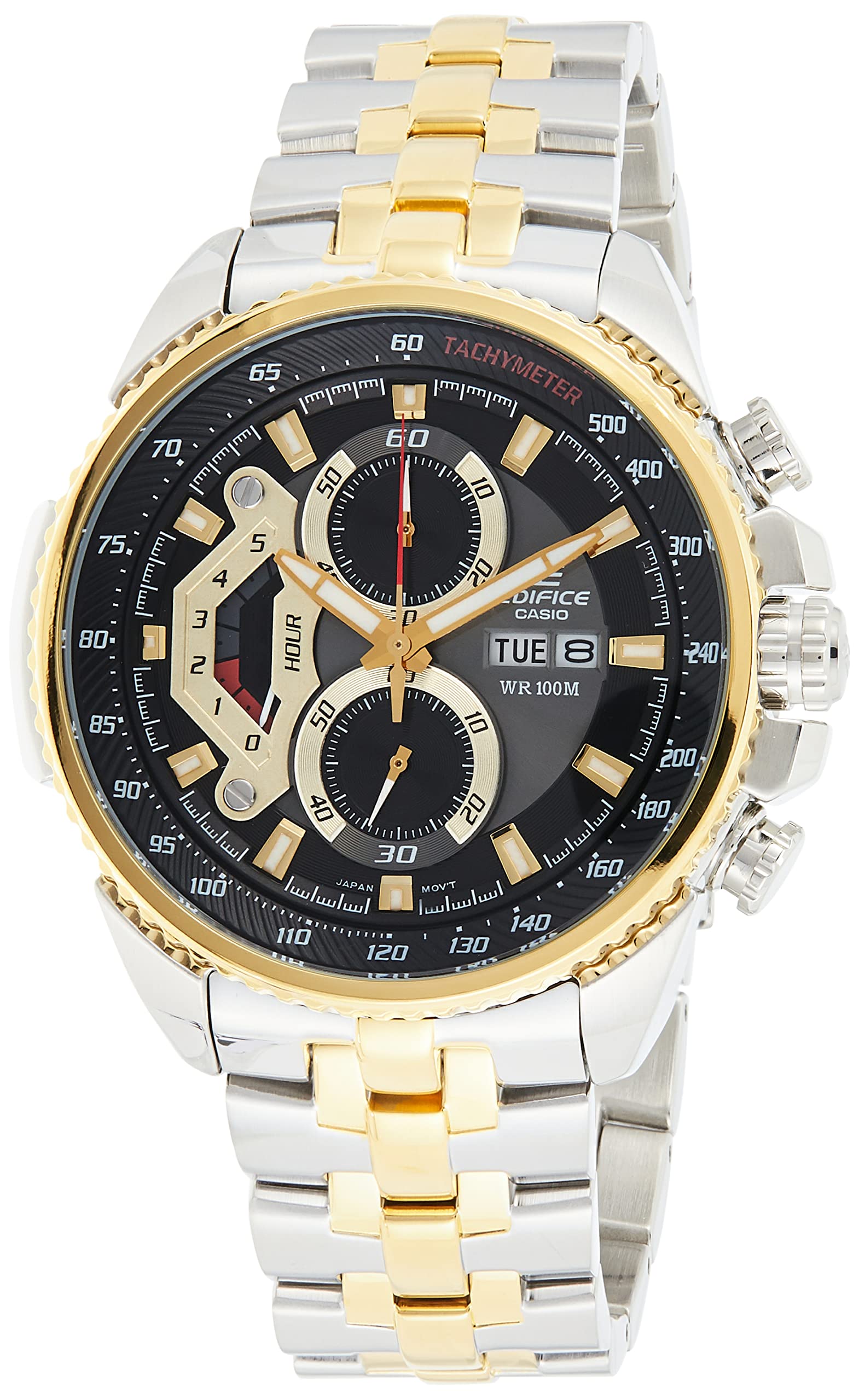 Casio Edifice Men's Tachymeter Chronograph EF-558SG-1AVDF (ED439)