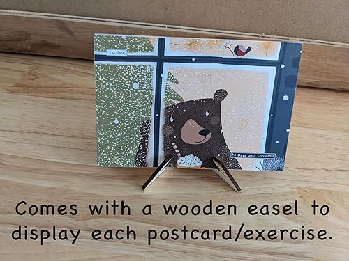 Miniatura 2 de Calendario de adviento de atención plena, 24 tarjetas de atención plena para ayudarte a disfrutar y apreciar aún más la Navidad (atención plena)