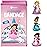 BioSwiss Bandages, Princess Shaped Self Adhesive Bandage Set, Latex Free, Sterile Wound Care, 50 Count