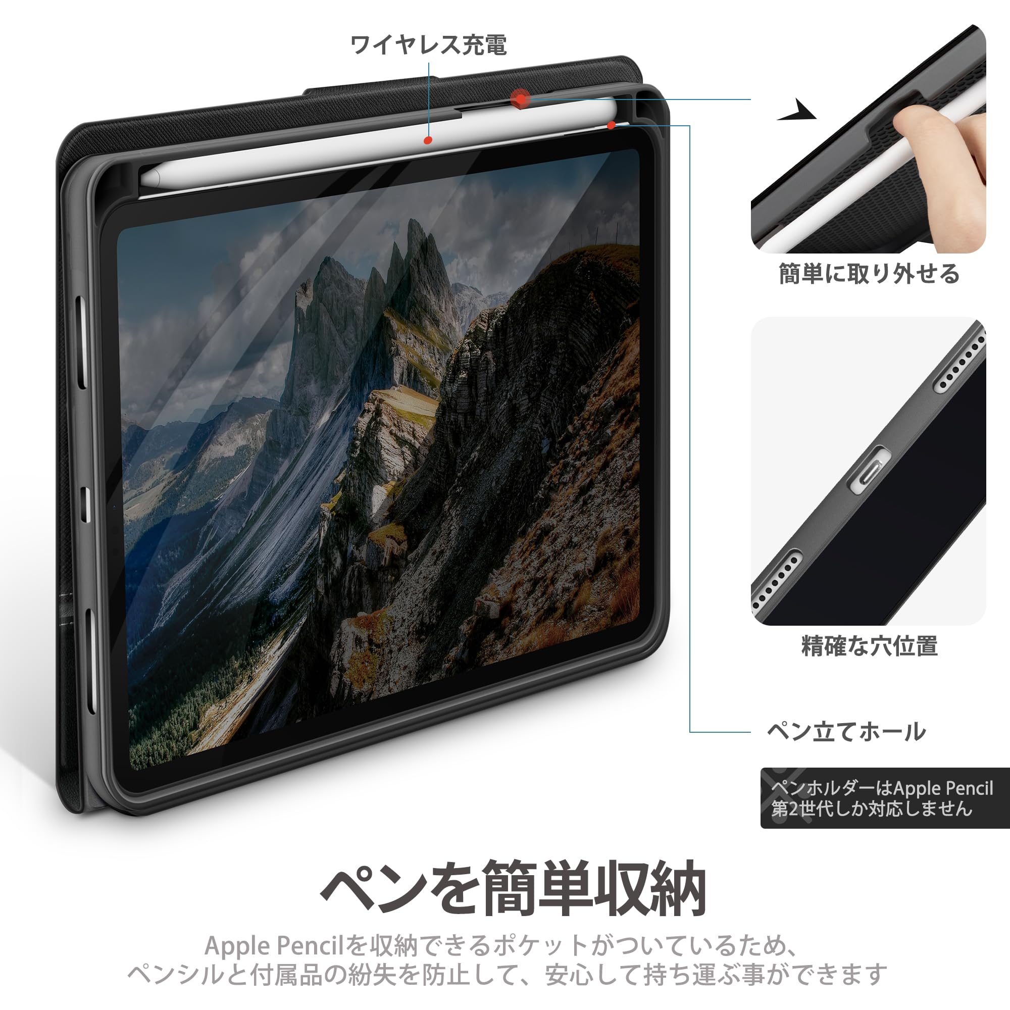 Amazon.co.jp: KingBlanc 新型 iPad mini7 ケース (A17 Pro 2024 
