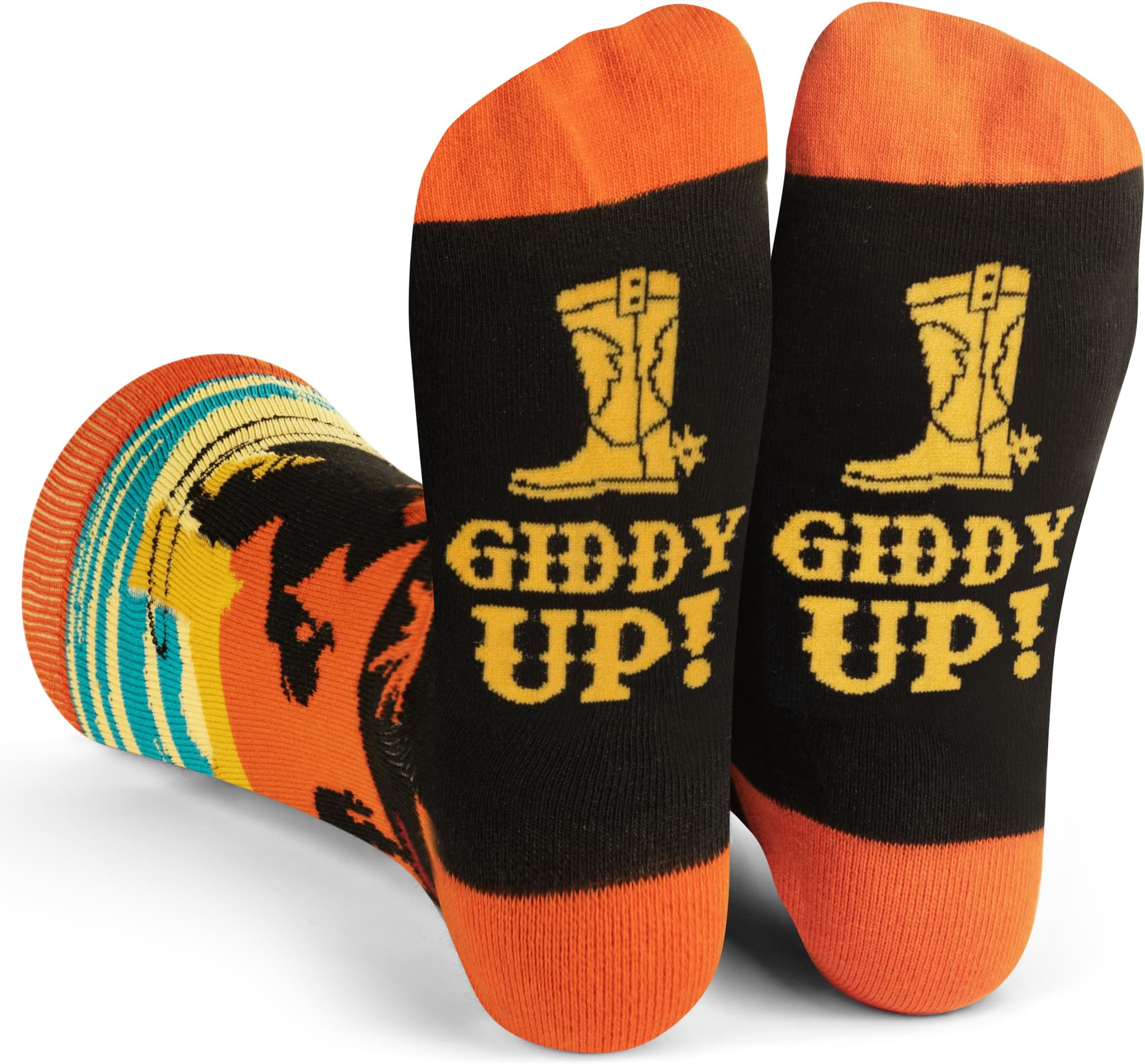 Fun Western Socks – Gifts for Cowboys, Cowgirls & Country Fans – Great for Rodeo, Line Dancing & Country Music Lovers