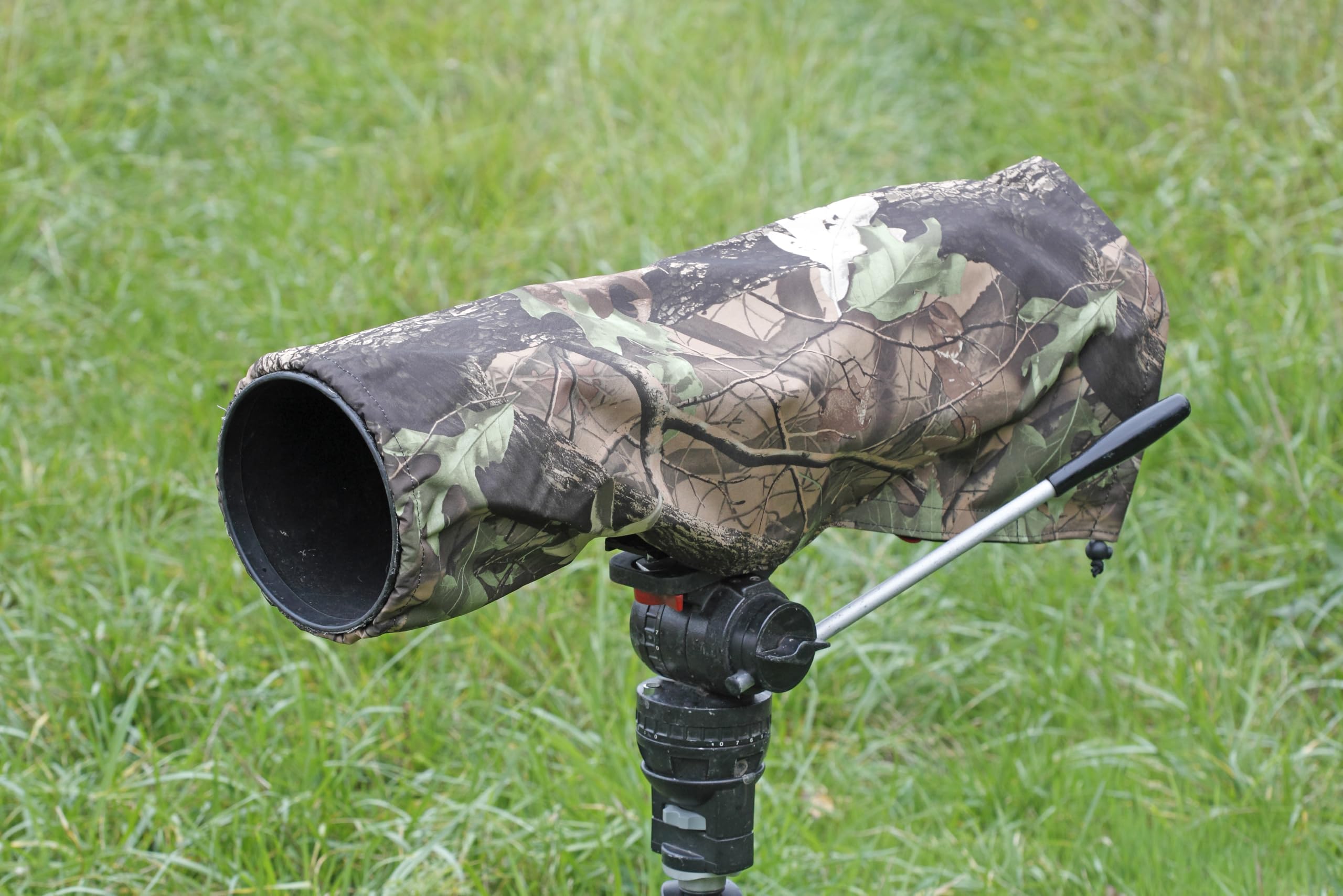 Rainsleeve - Funda para cámaras y lentes, diseño de hojas, tamaño estándar, 42 cm de largo, resistente al agua