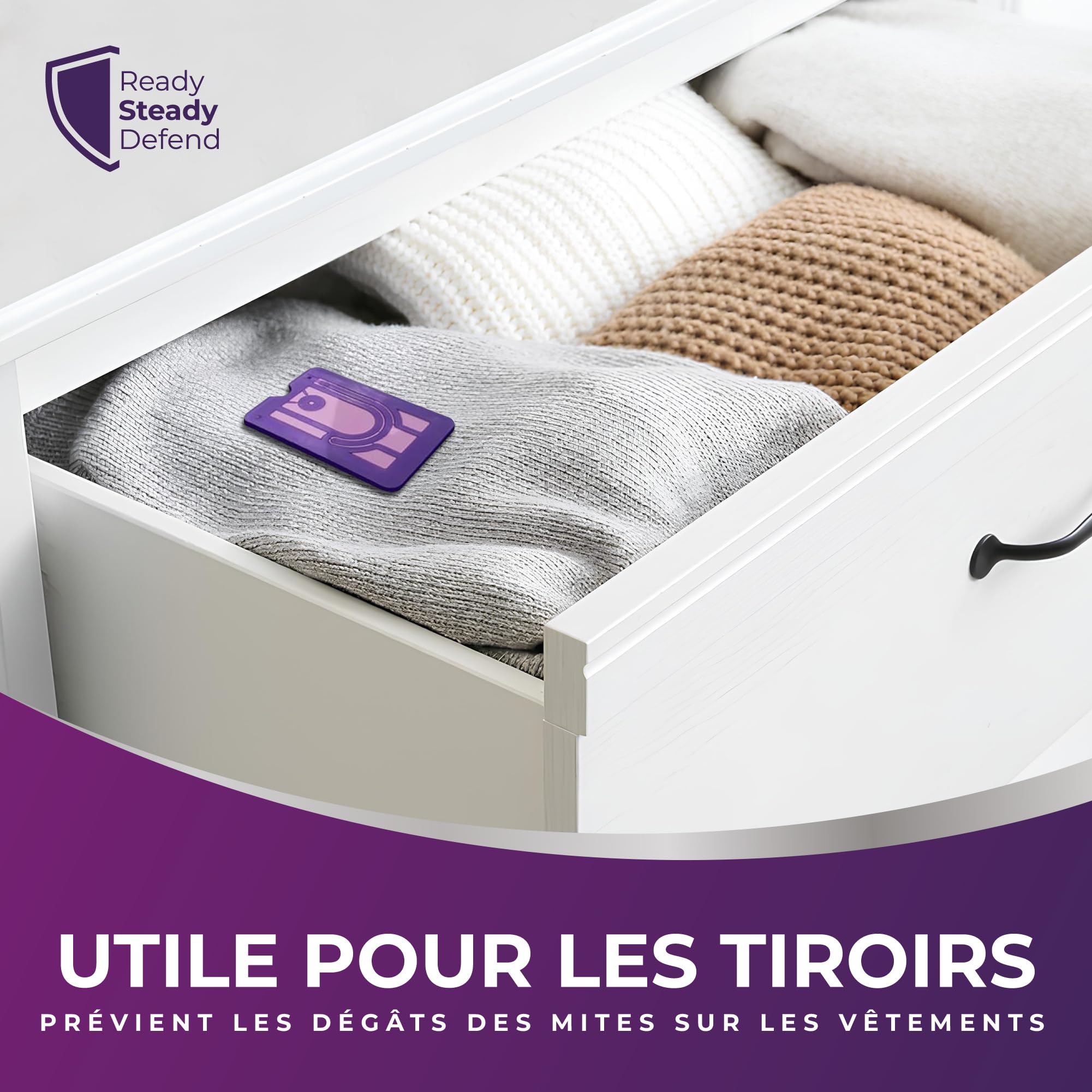 Anti-mites Textiles Lavande | Répulsifs à mites de vêtements Puissant