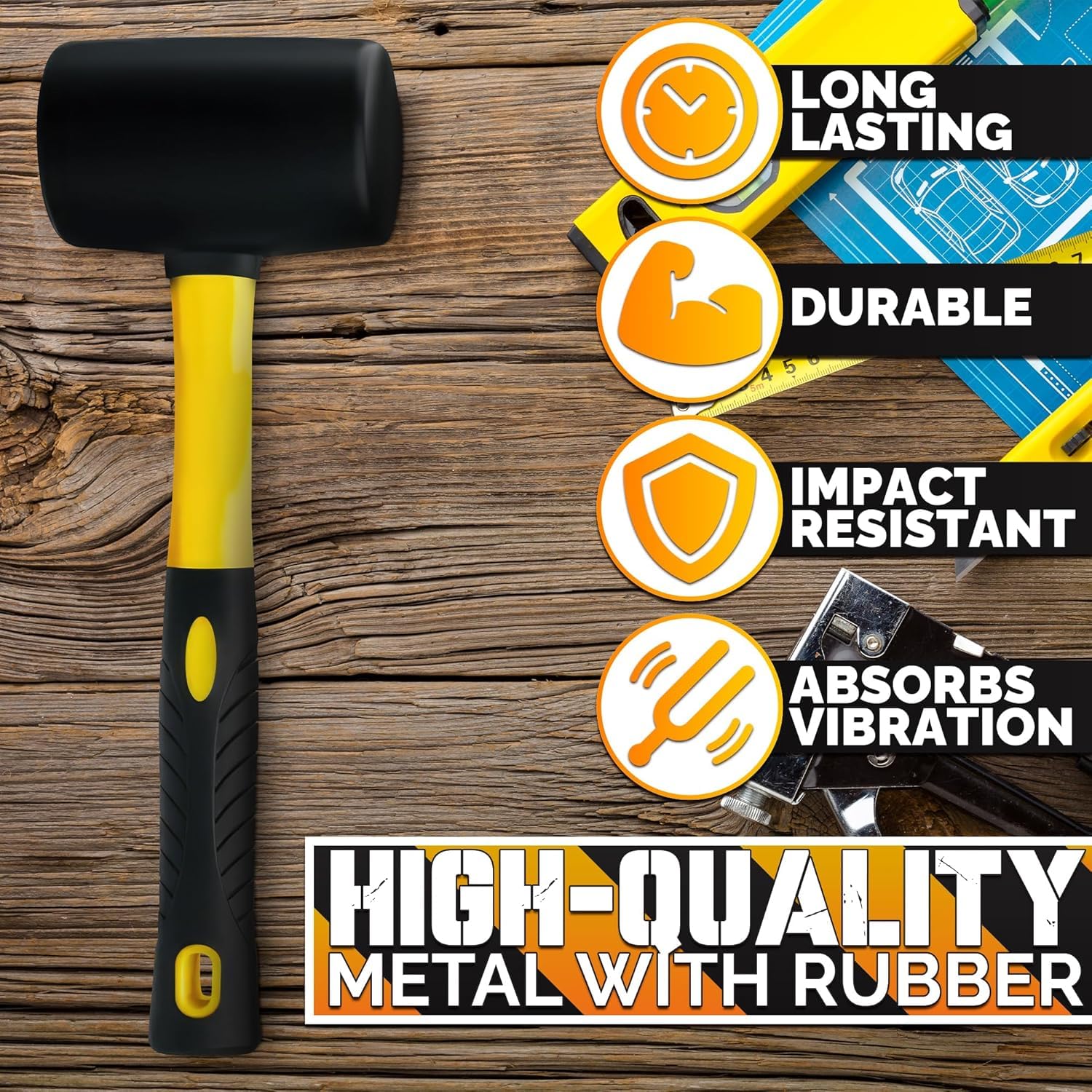 Lightweight Rubber Mallet - Perfect for DIY -2 Lightweight Rubber Mallet - Perfect for DIY -2