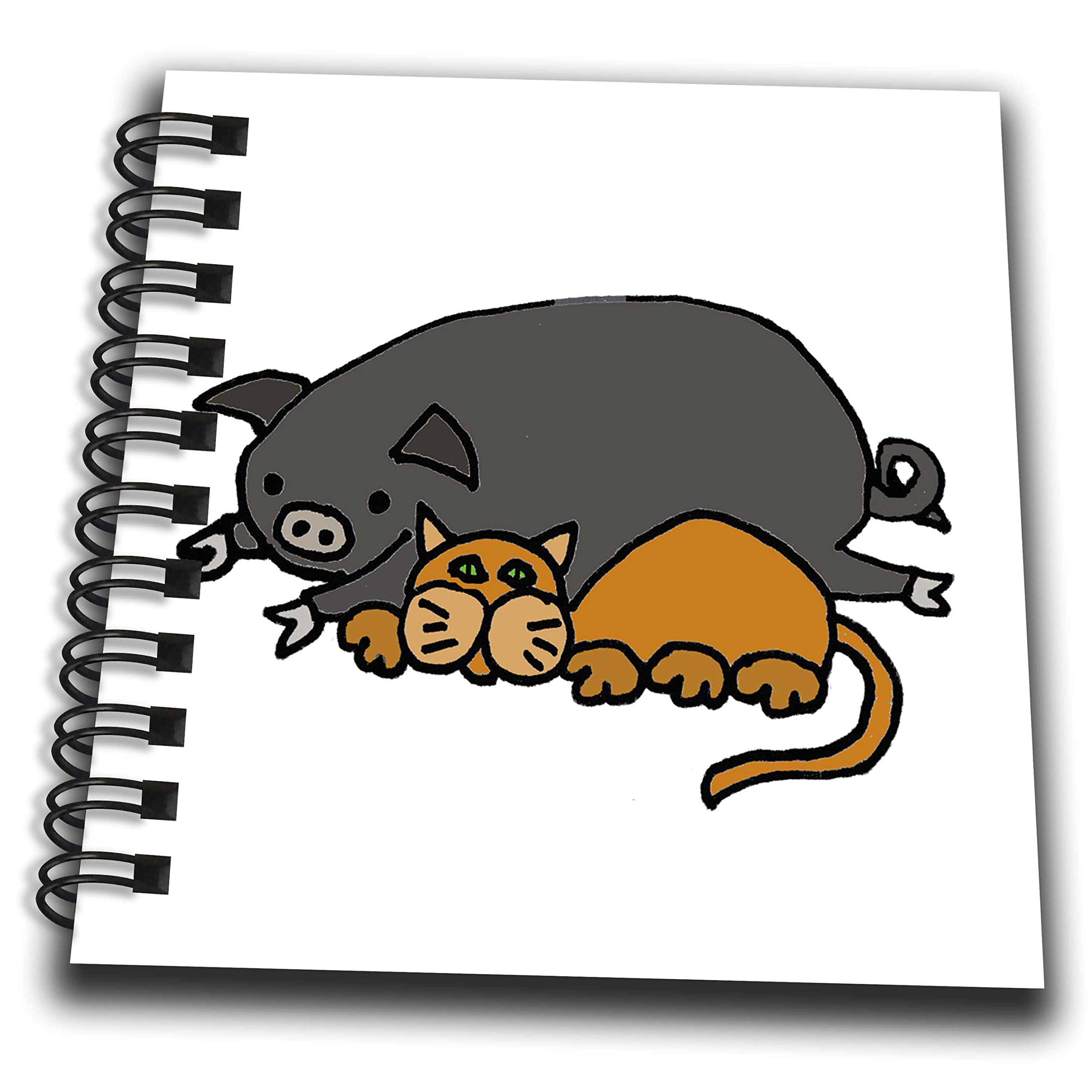 Mini bloc-notes original et mignon de format carré avec motif animalier