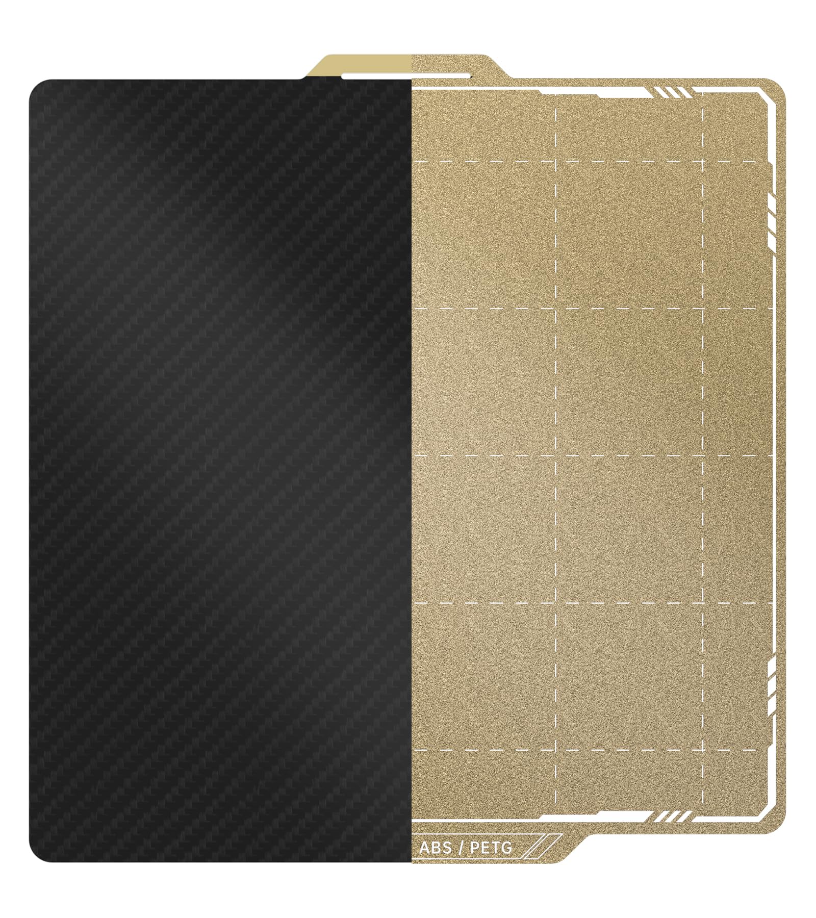 BIQU Smooth PET+Textured PEI Build Plate Compatible with Bambu-Lab P1P P1S X1C X1E A1 257x257mm, Double Sided PEI Spring Steel Build Plate Flexible Sheet Print Bed Removable Surface Platform-image-5